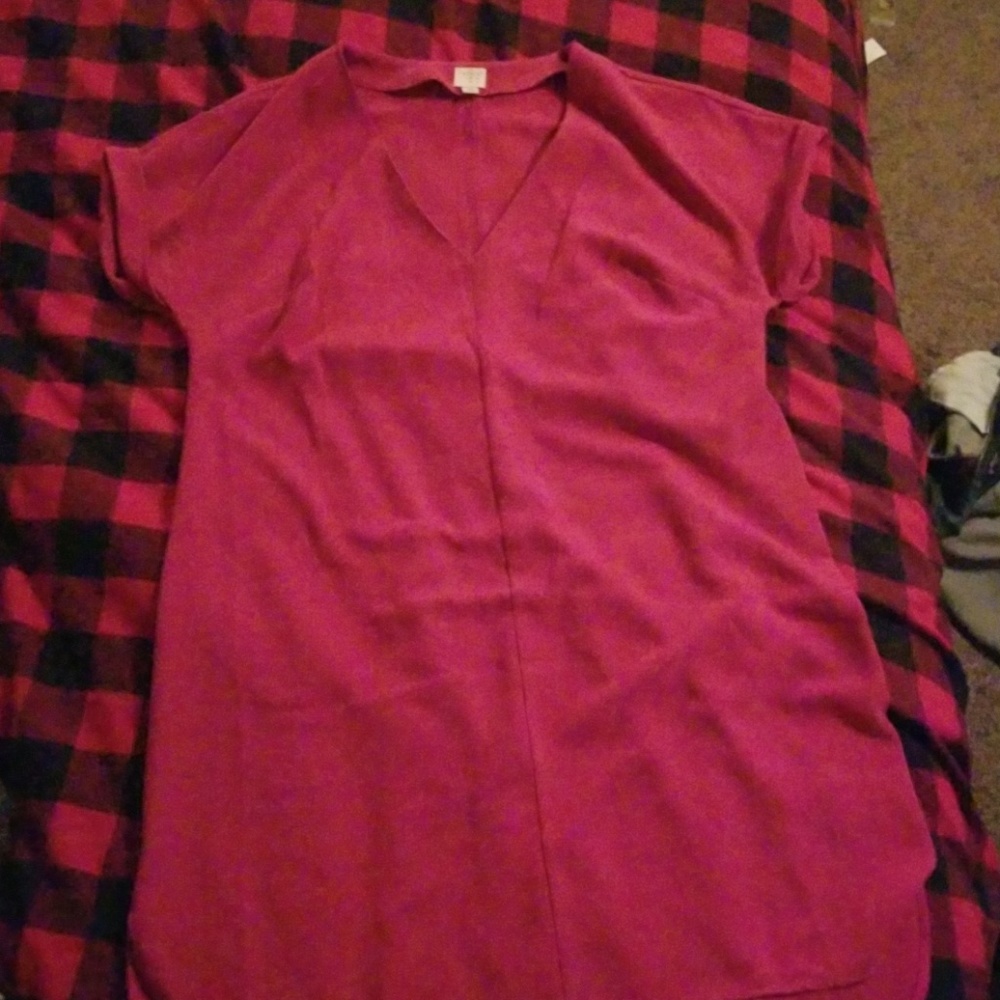 Magenta work dress